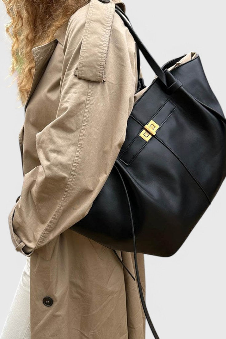 Bolso estructurado Clio en negro