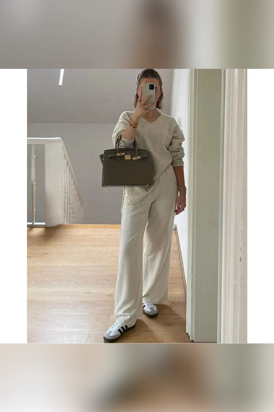 Bolso Alicia en gris pastel