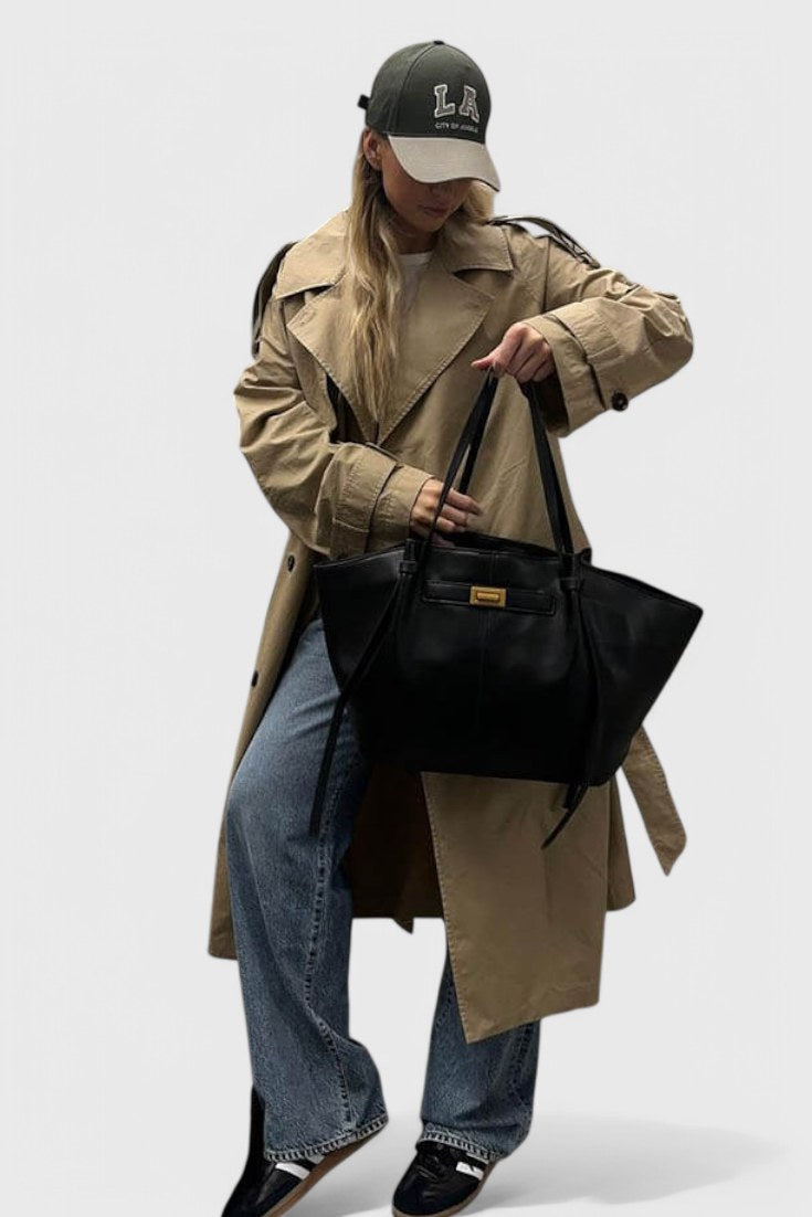 Bolso estructurado Clio en negro