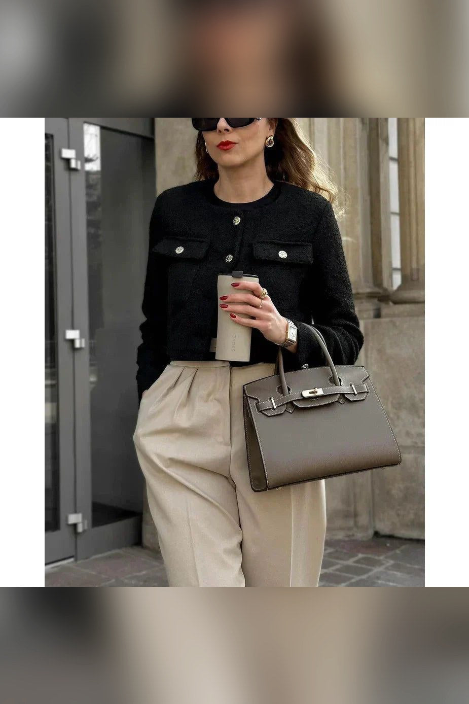 Bolso Alicia en gris pastel
