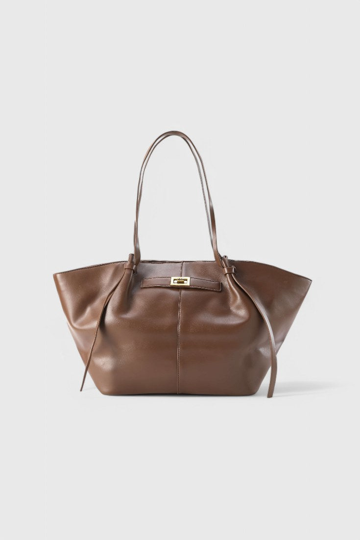 Bolso estructurado Clio en marrón