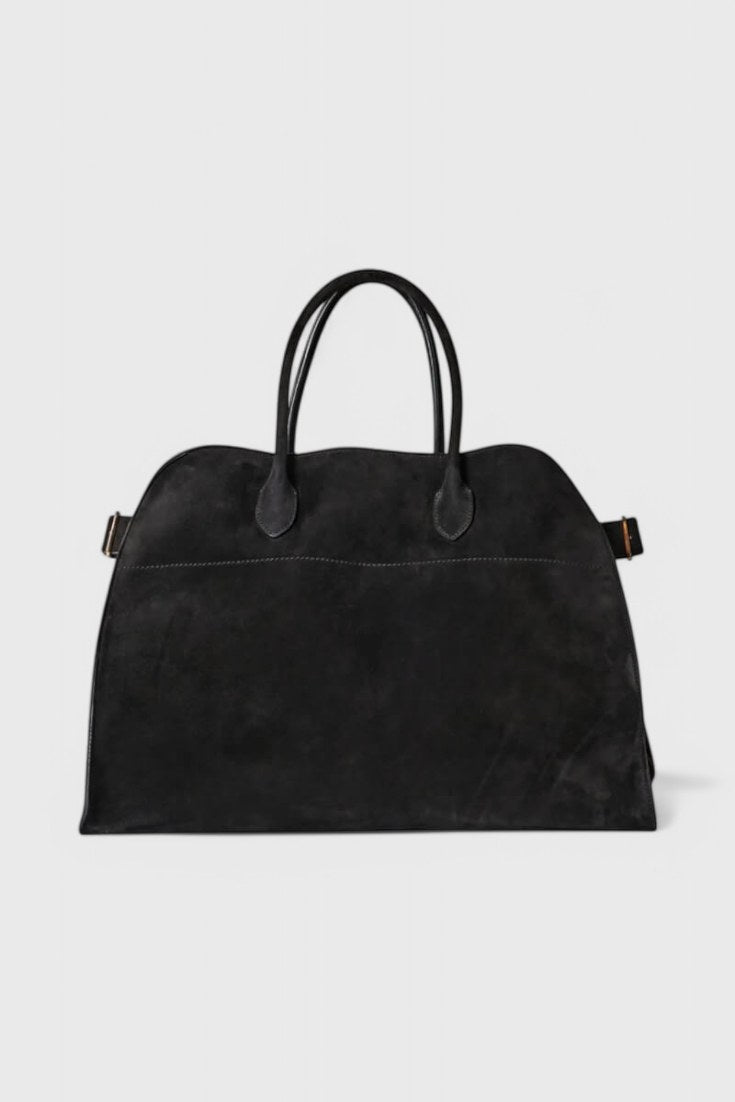 Bolso tote Harlow en ante negro
