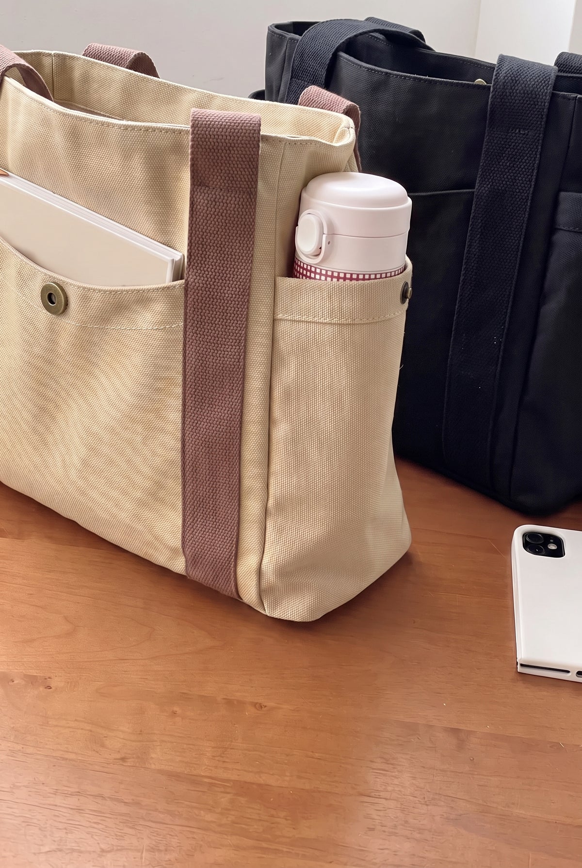 Bolso de lona para el día a día en arena