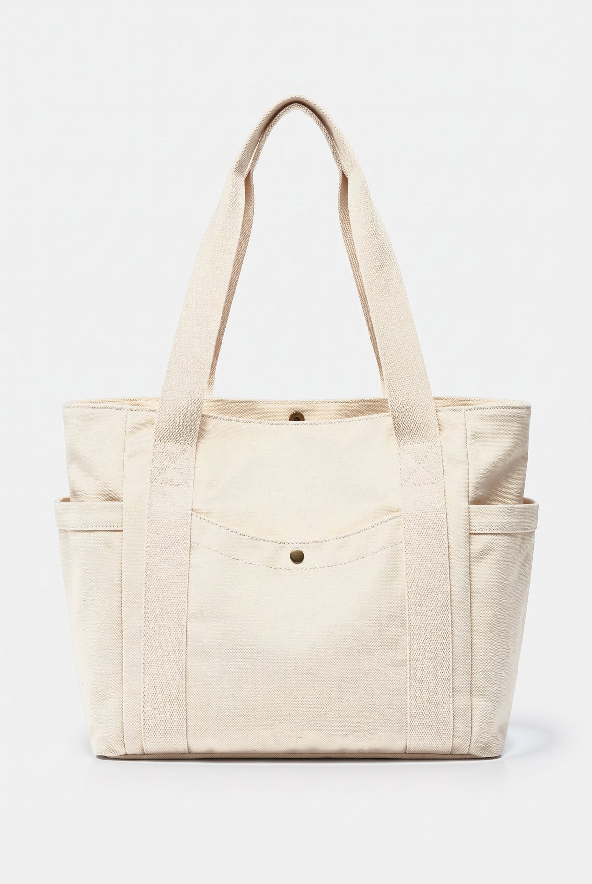 Bolso de lona para el día a día en blanco