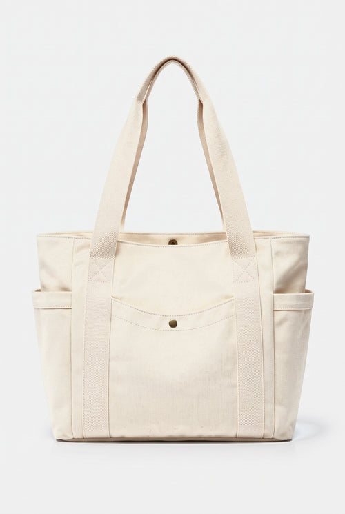 Bolso de lona para el día a día en blanco