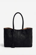 Bolso de mano de gran capacidad en negro
