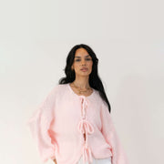 Rosa empolvado