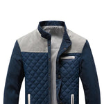 Azul marino y gris