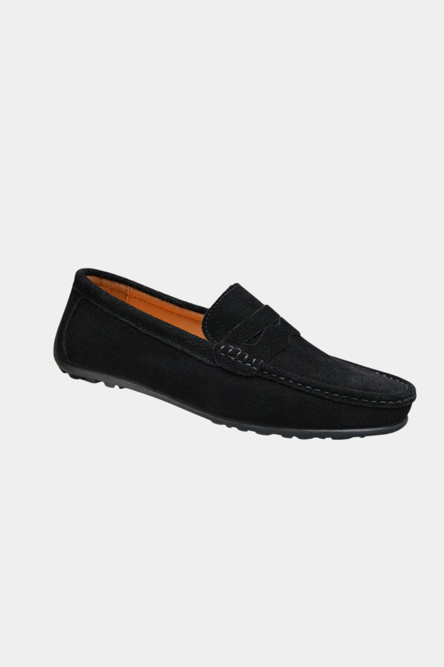 Mocasín con hebilla en negro
