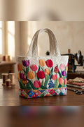 Tulipán — Bolso acolchado de tela