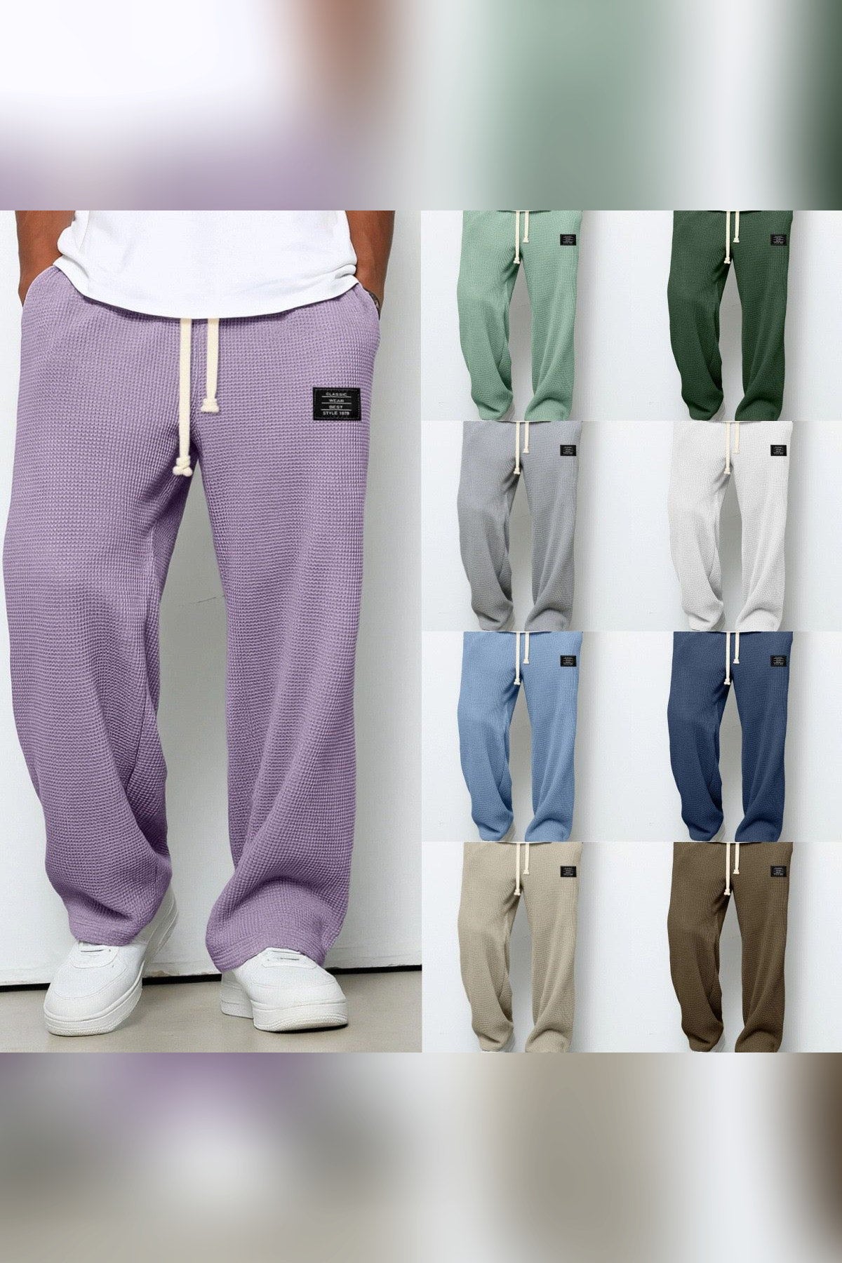 Pantalón de lino de corte relajado