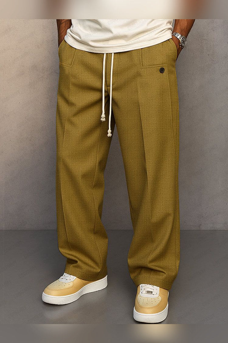 Pantalón de vestir en caqui