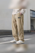 Pantalón de pana en caqui