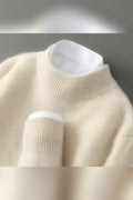 Jersey de cachemira en beige