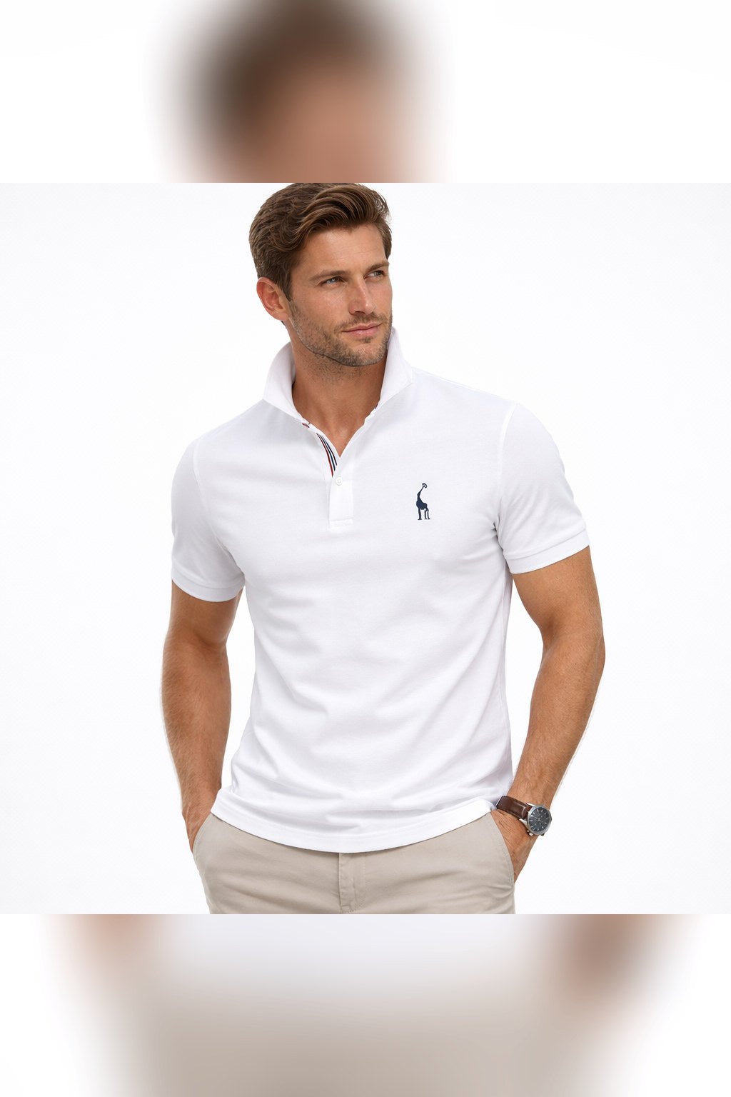 Polo de verano en blanco