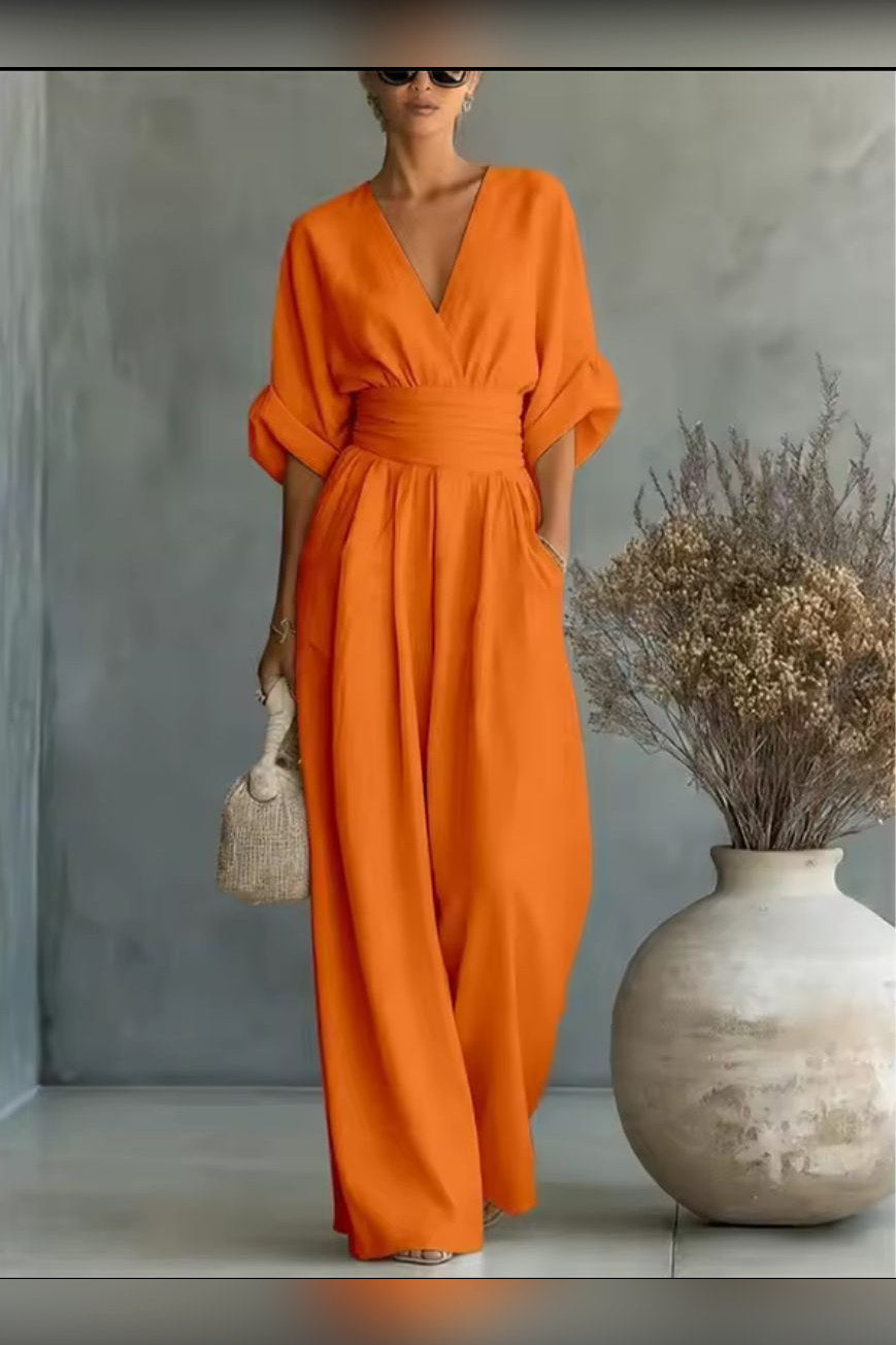 Mono de manga kimono en naranja