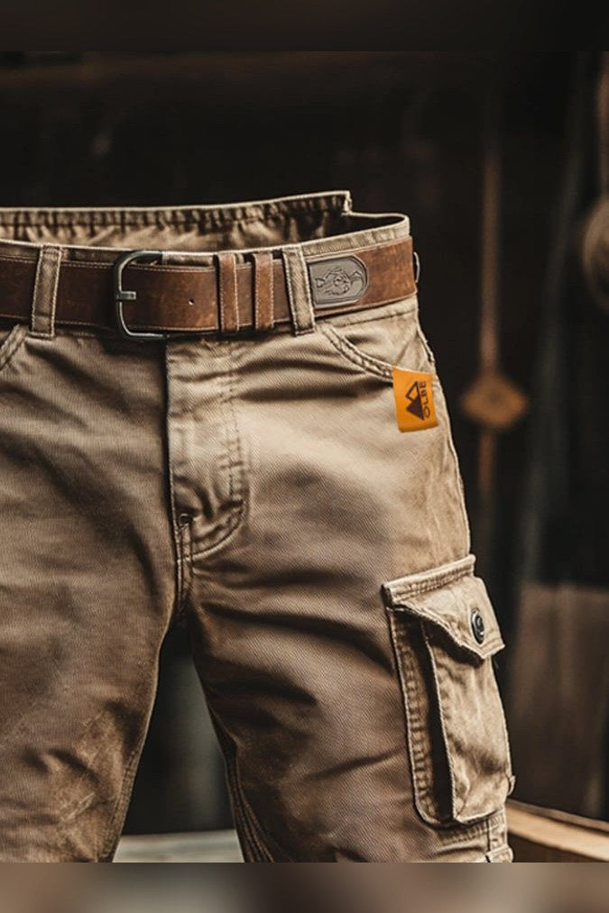 Pantalón corto de exterior en caqui