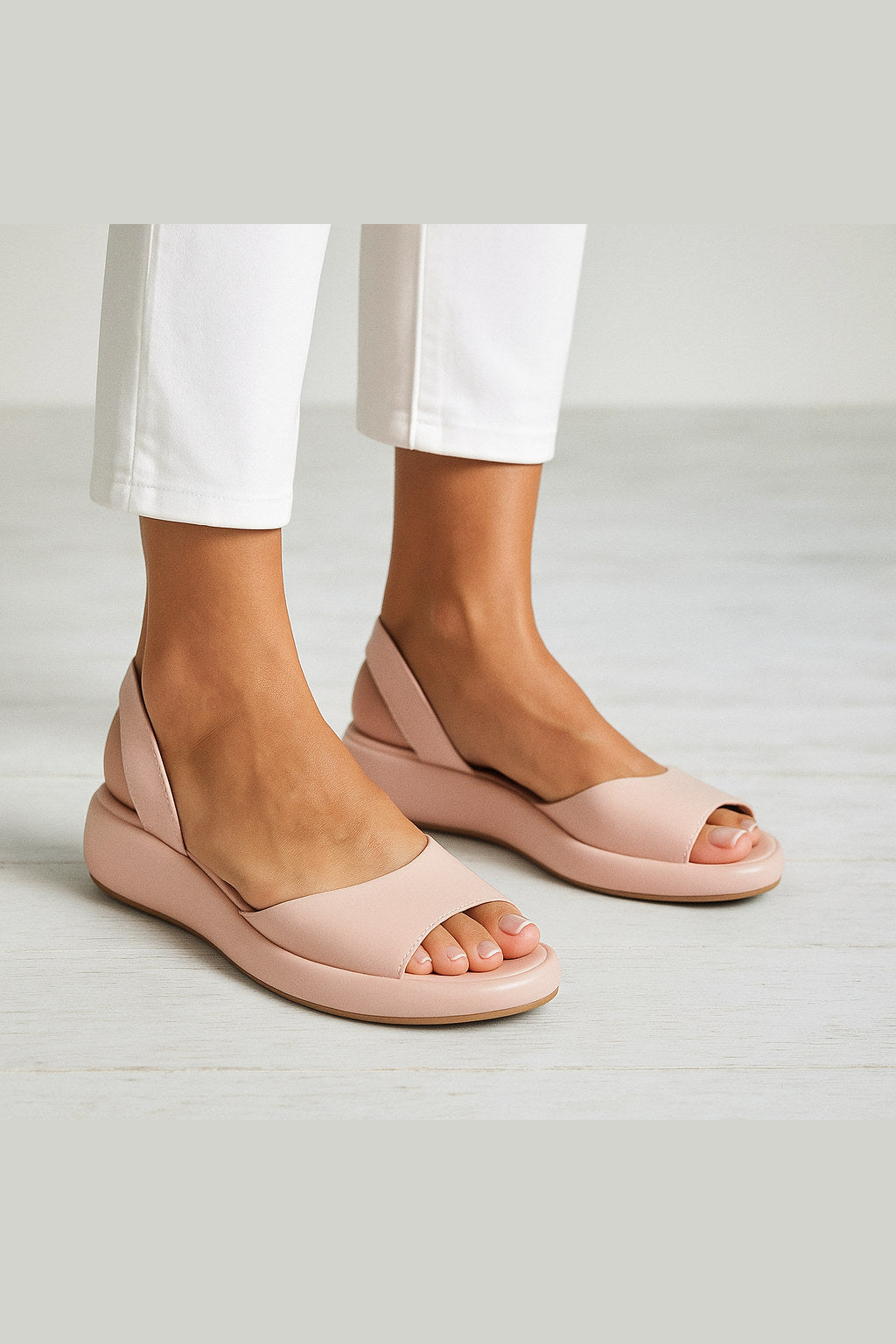 Sandalias de suela antideslizante en rosa