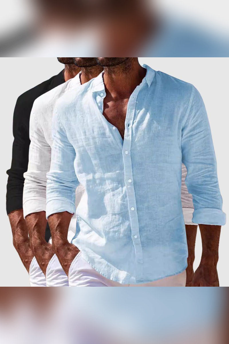 Camisa de lino de vestir