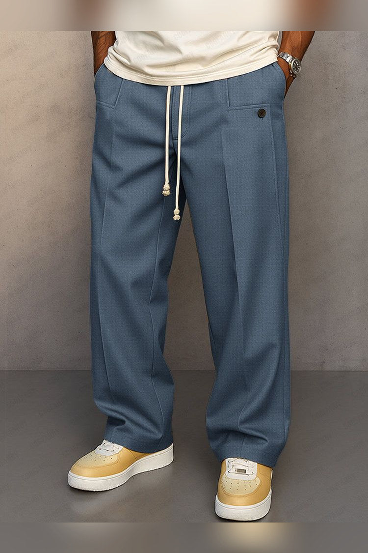 Pantalón de vestir en azul