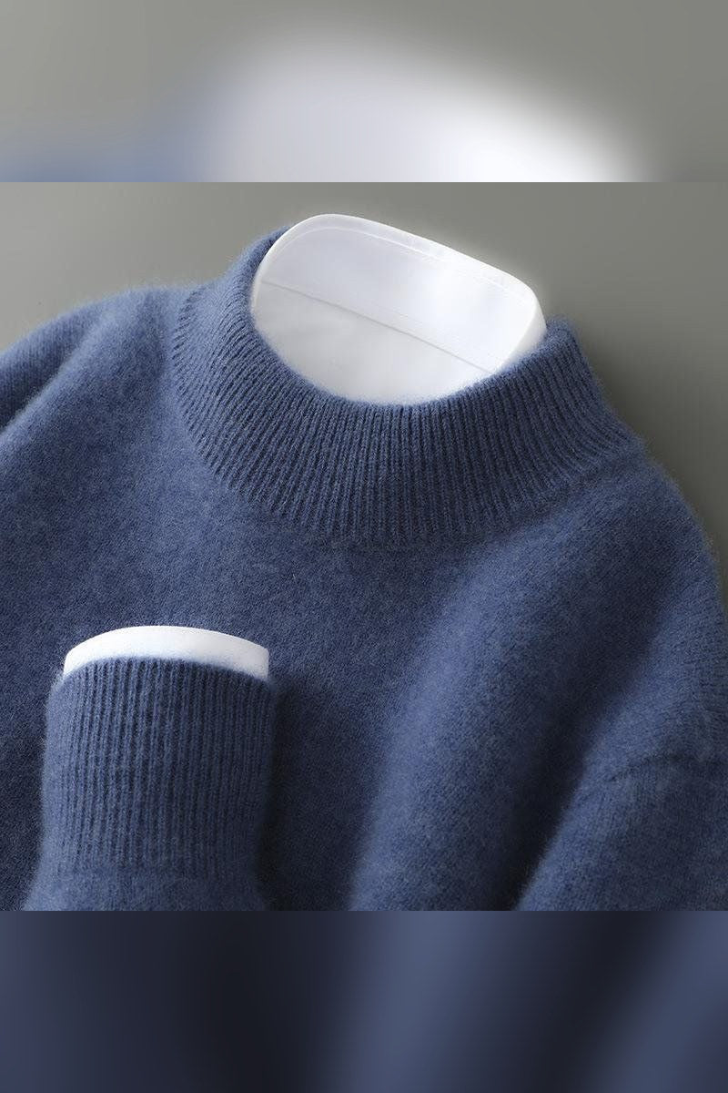 Jersey de cachemira en azul