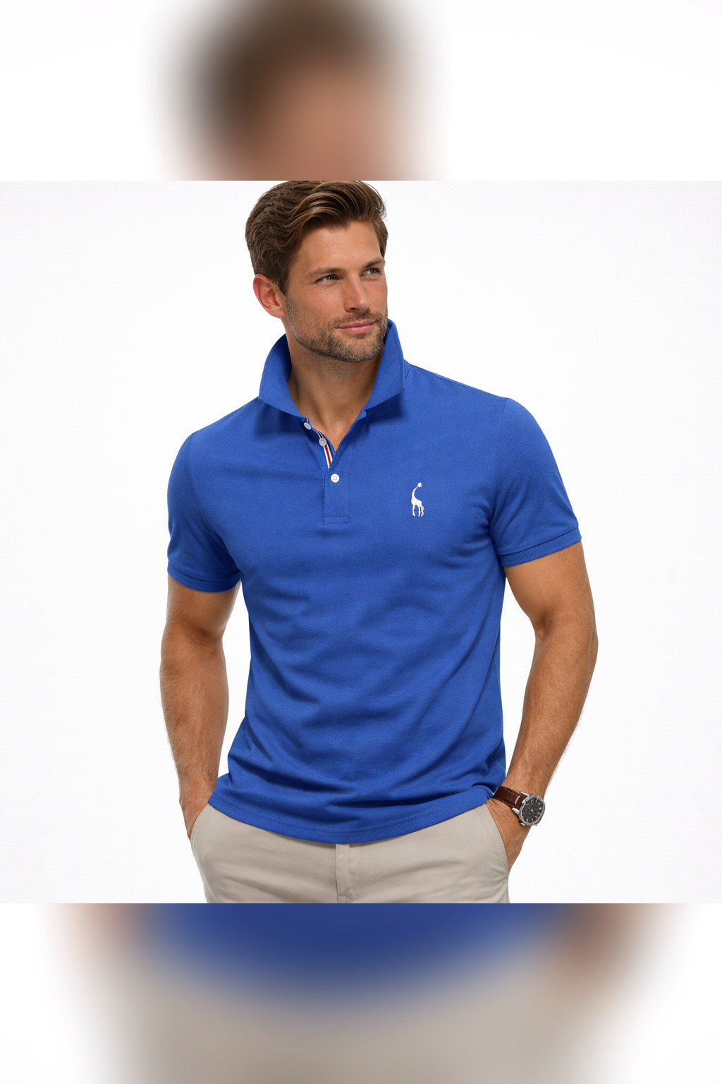 Polo de verano en azul