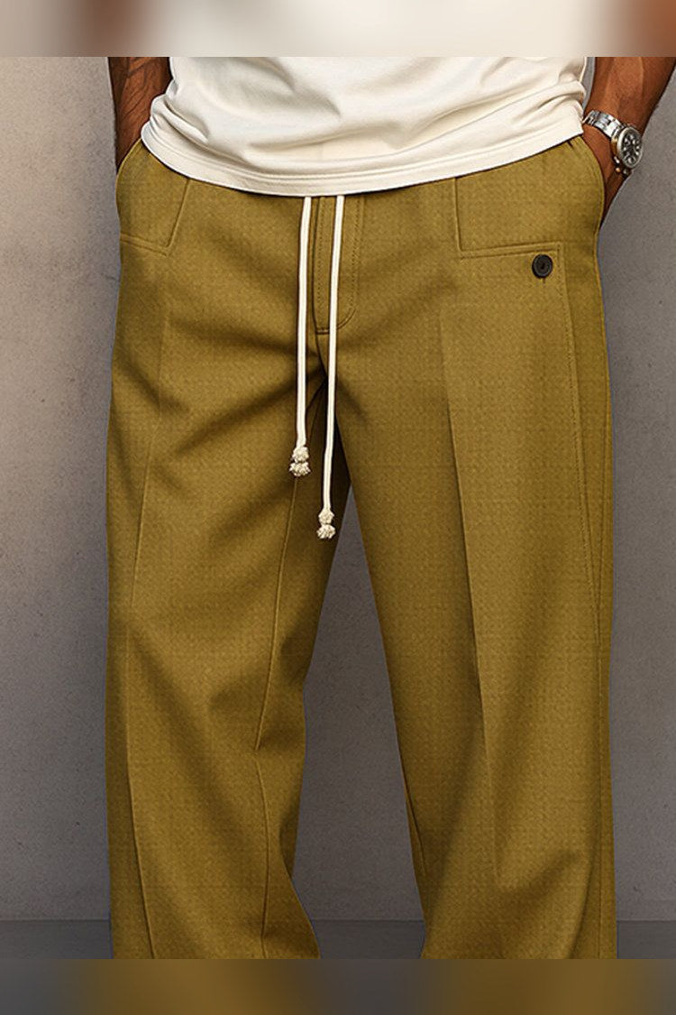 Pantalón de vestir en caqui
